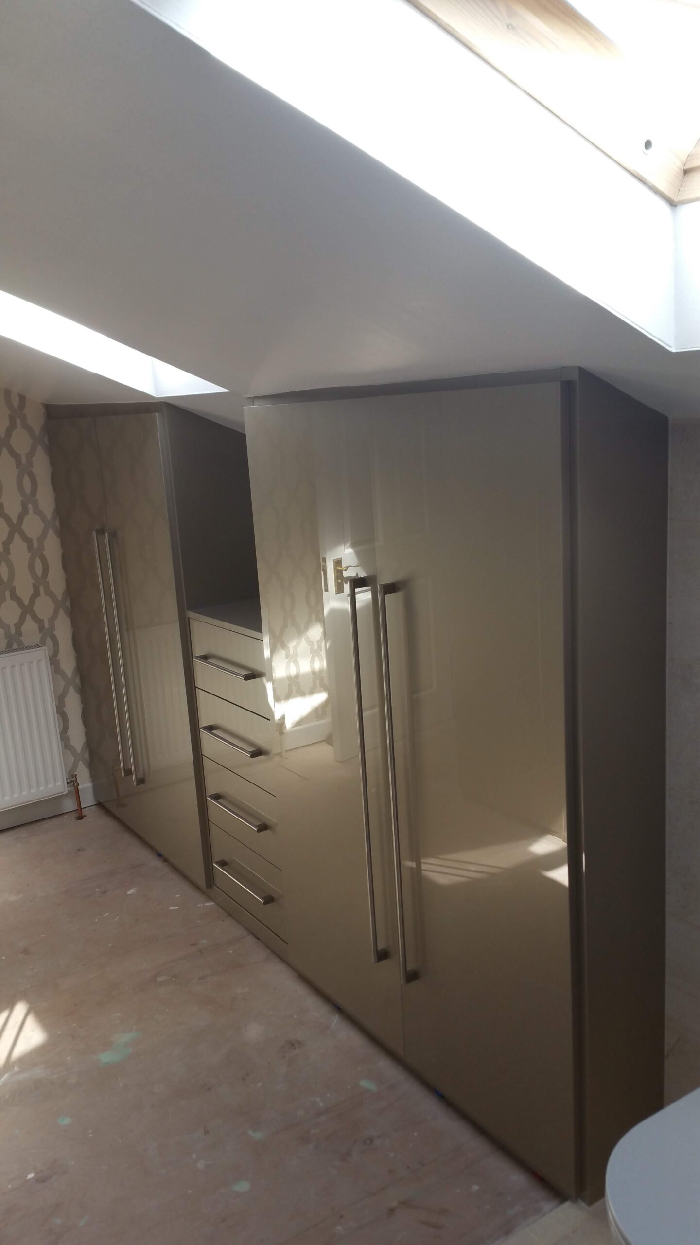 Fitted wardrobe project East Lothian