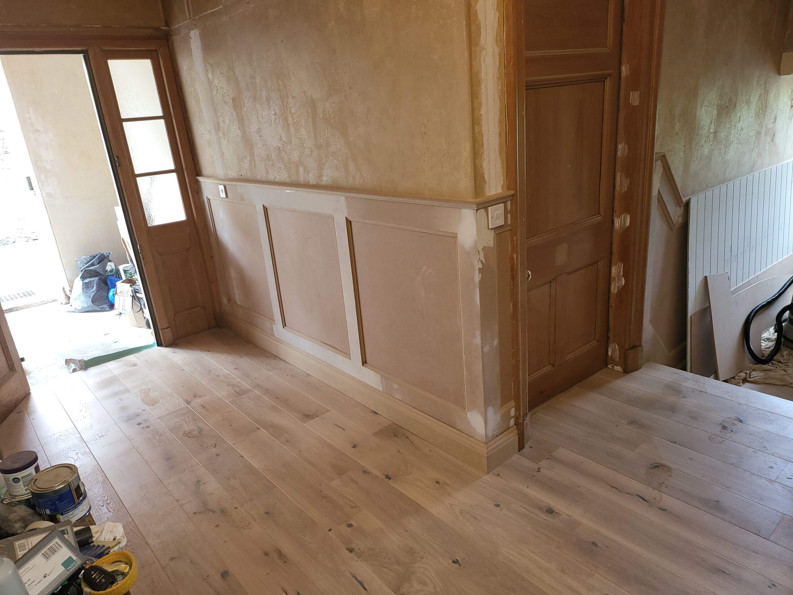 Bedroom wall panelling Scottish Borders