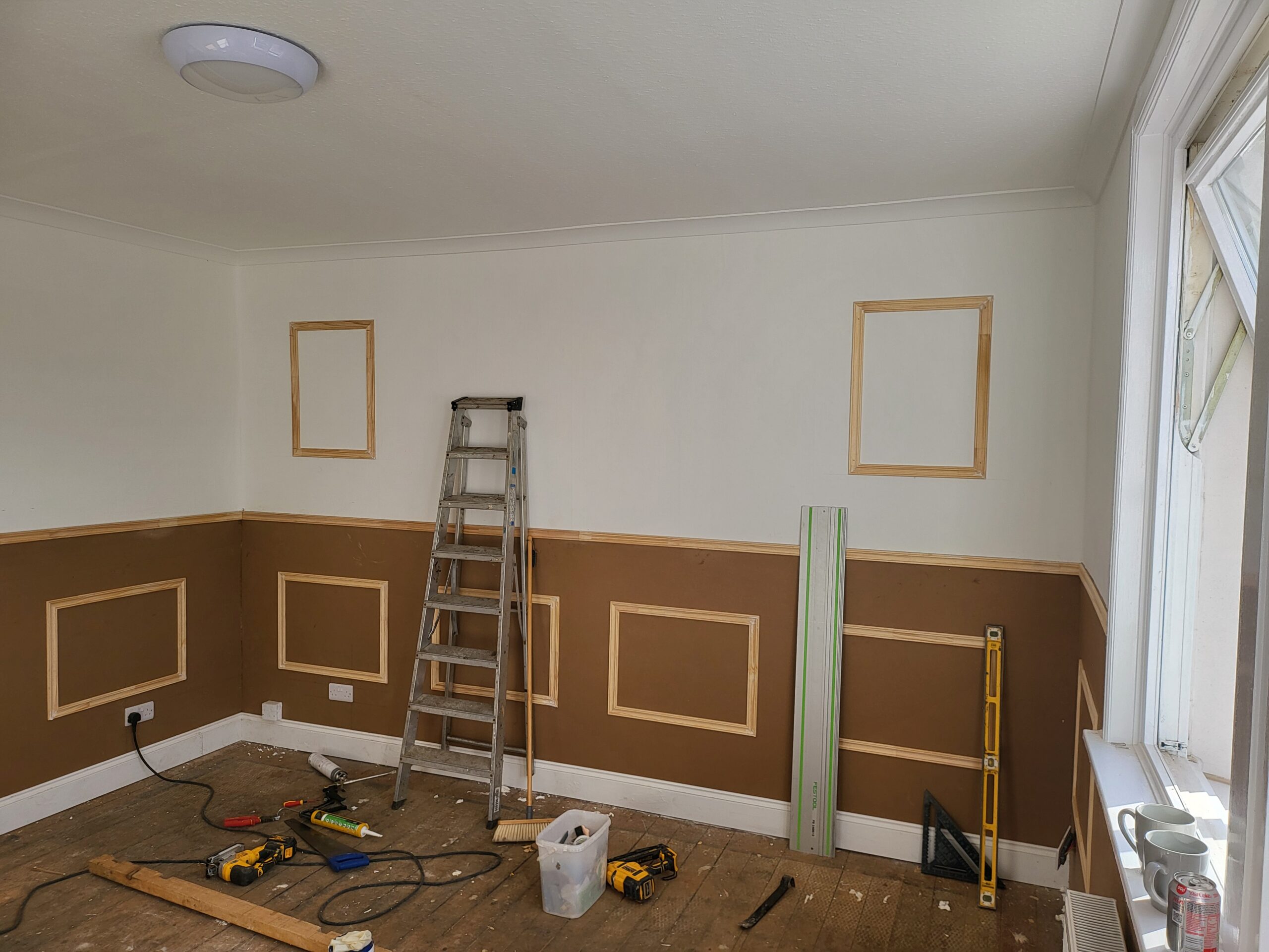 Modern wall panelling Scottish Borders