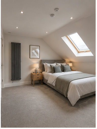 Loft bedroom West Lothian