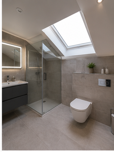 Loft conversion project West Lothian